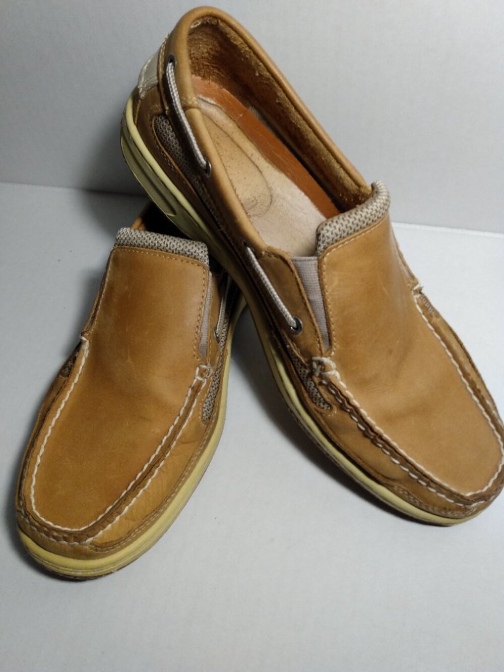 Sperry Billfish Mens Leather Slip-on Boat Shoe Loafer US Size 11-1/2 M